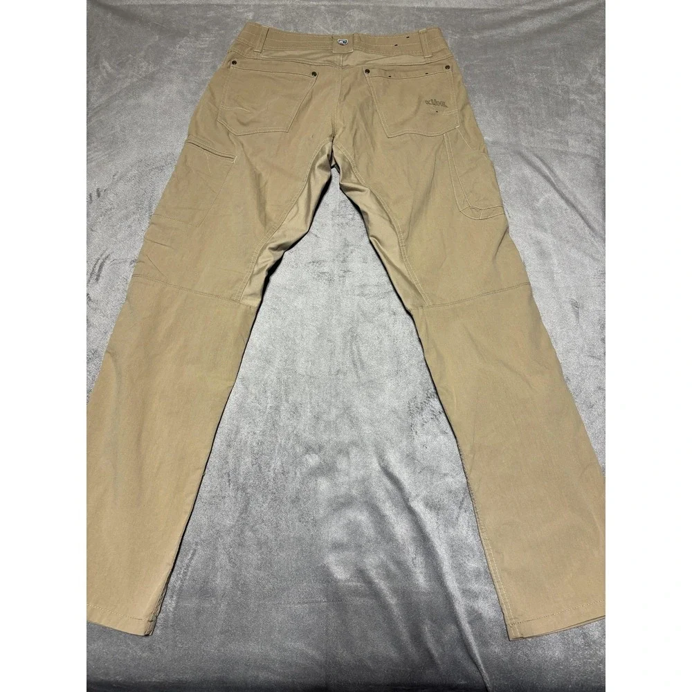 Kuhl Pants Mens 32x32 Beige Radikl Canvas Stretch Cargo Hiking Trail 5109